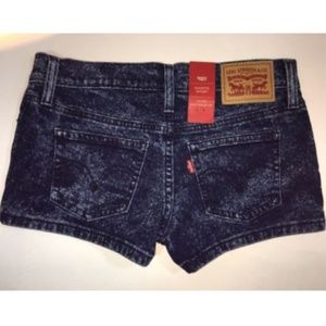 Levi's Denim Shortie Shorts Jean Shorts